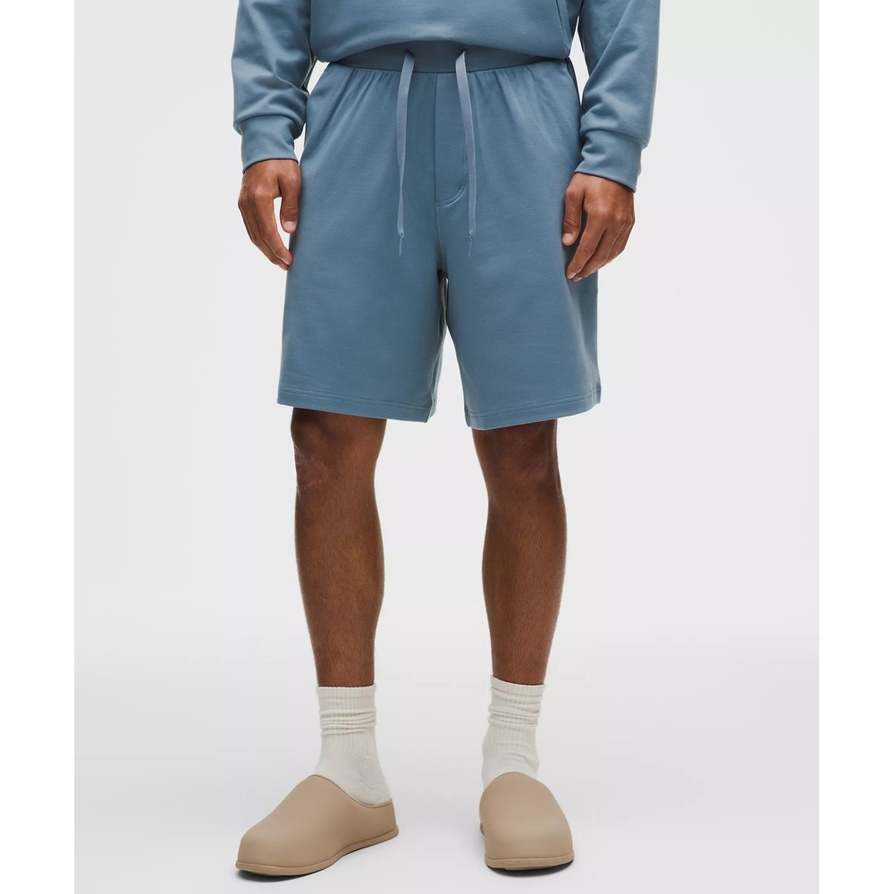 Lululemon-Men-Heavyweight Soft Jersey Short 8.5"-Steel Blue